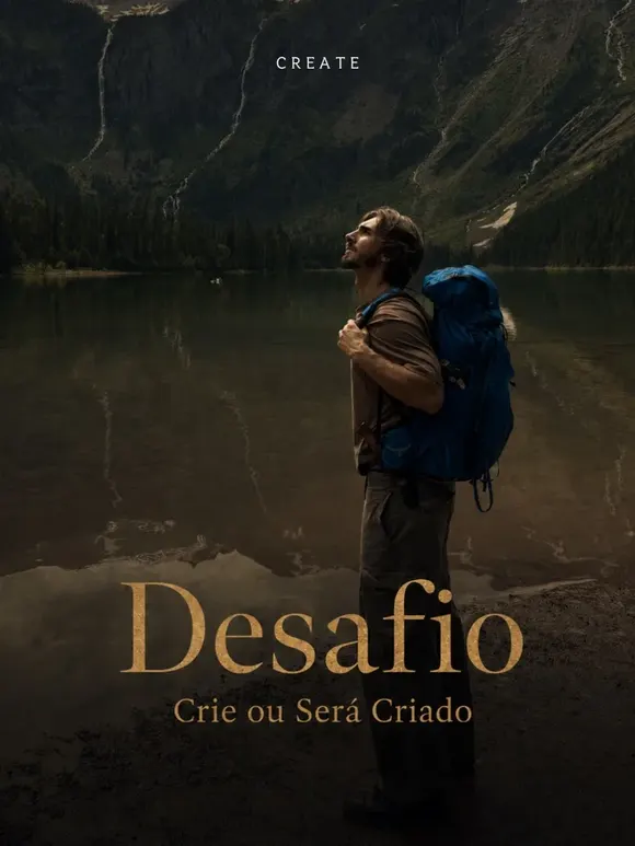 Capa do Desafio 20 Dias: Crie ou Será Criado