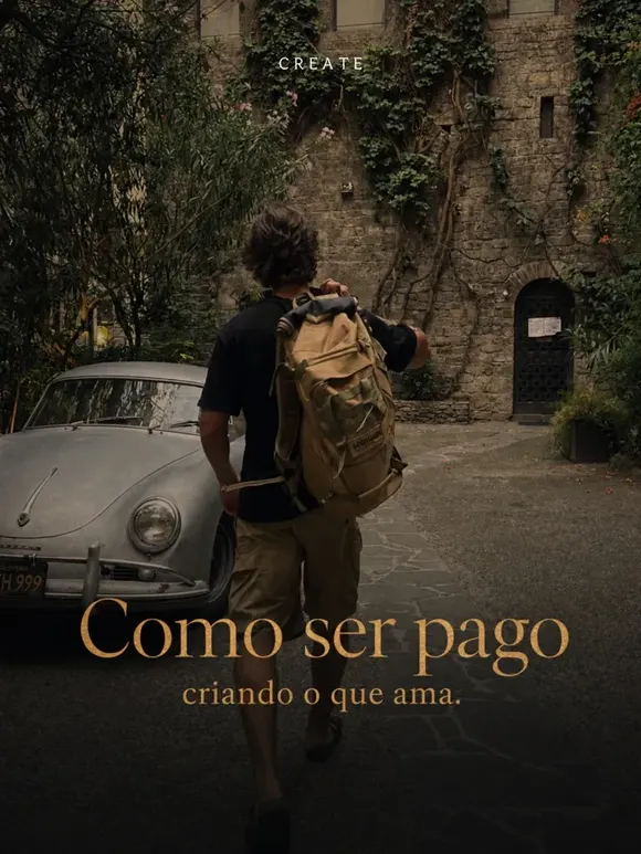 Capa do webinário Como ser pago criando o que ama